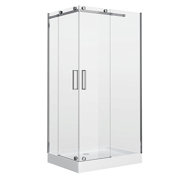 Душевой уголок Grossman Cosmo GR-1120R 120х90 стекло прозрачное профиль хром глянцевый без поддона